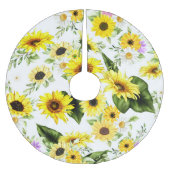 Waterverf Zonnebloem 7 Kerstboom Rok (Voorkant)