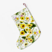 Waterverf Zonnebloem 7 Kleine Kerstsok (Achterkant (Hangend))