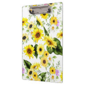 Waterverf Zonnebloem 7 Klembord (Links)