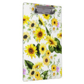 Waterverf Zonnebloem 7 Klembord (Rechts)