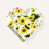 Waterverf Zonnebloem 7 Notitieboek (Voorkant)