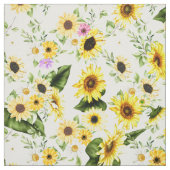 Waterverf Zonnebloem 7 Stof (Swatch)