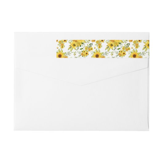 Waterverf Zonnebloem 8 (Achterkant)