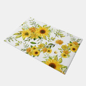 Waterverf Zonnebloem 8 Deurmat (Schuin)