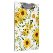 Waterverf Zonnebloem 8 Klembord (Rechts)