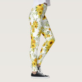 Waterverf Zonnebloem 8 Leggings (Rechts)