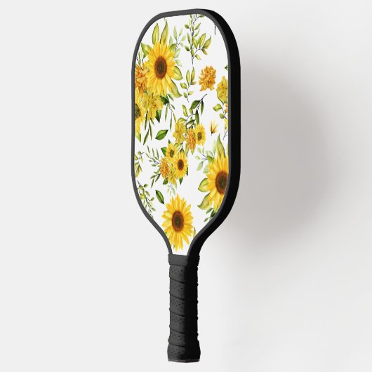 Waterverf Zonnebloem 8 Pickleball Paddle (Links)