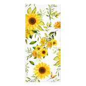 Waterverf Zonnebloem 8 Reclamekaart (Achterkant)