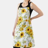 Waterverf Zonnebloem 8 Schort (Insitu)