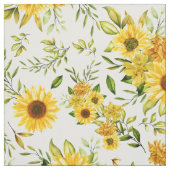 Waterverf Zonnebloem 8 Stof (Swatch)
