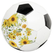 Waterverf Zonnebloem 8 Voetbal (Drie kwart)