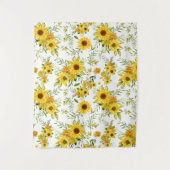 Waterverf Zonnebloem 8 Wandkleed (Voorkant)