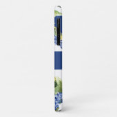 Waterverf Zonnebloem Blauw in Witte stripper Case-Mate iPhone Case (Achterkant/links)