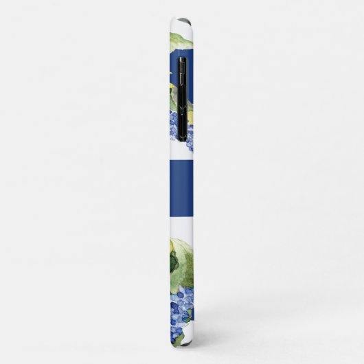Waterverf Zonnebloem Blauw in Witte stripper Case-Mate iPhone Case (Achterkant/links)