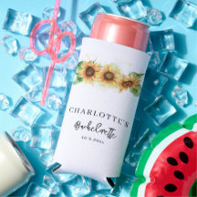 Waterverf Zonnebloem Bloemen Bachelorette