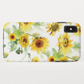 Waterverf Zonnebloem Case-Mate iPhone Case (Achterkant (horizontaal))