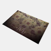 Waterverf Zonnebloem Deurmat (Schuin)