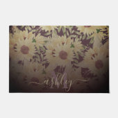 Waterverf Zonnebloem Deurmat (Voorkant)