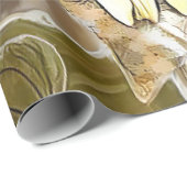 Waterverf Zonnebloem Elegant Collectie Cadeaupapier (Rol Hoek)