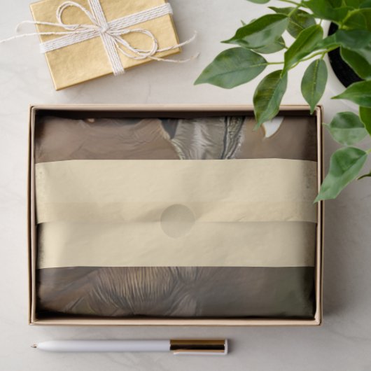 Waterverf Zonnebloem Elegant Collectie Tissuepapier (Geschenk)