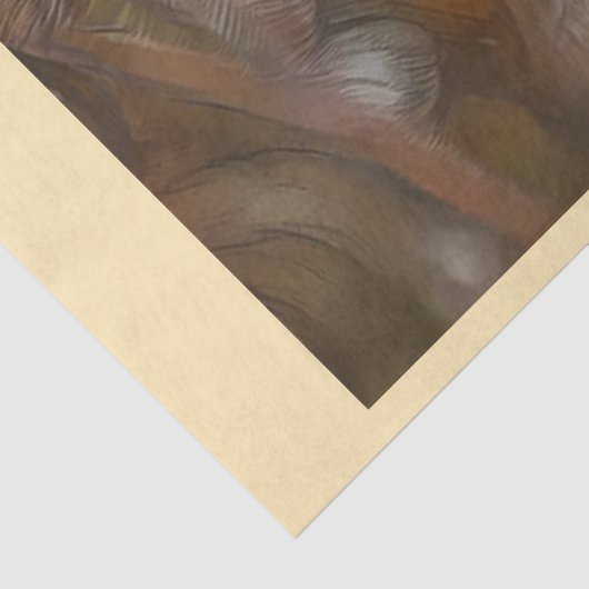 Waterverf Zonnebloem Elegant Collectie Tissuepapier (Detail)