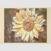 Waterverf Zonnebloem Elegant Collectie Tissuepapier (Voorkant)