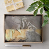 Waterverf Zonnebloem Elegant Collectie Tissuepapier (Geschenk)