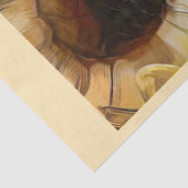 Waterverf Zonnebloem Elegant Collectie Tissuepapier (Detail)