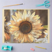 Waterverf Zonnebloem Elegant Collectie Tissuepapier (Craft)