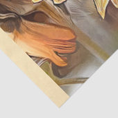 Waterverf Zonnebloem Elegant Collectie Tissuepapier (Detail)