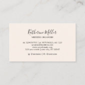 Waterverf Zonnebloem Eucalyptus Rustiek bedrijf Visitekaartje (Achterkant)