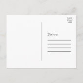 Waterverf Zonnebloem Floral Gold Bewaar de datum Uitnodiging Briefkaart (Achterkant)