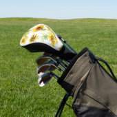 Waterverf Zonnebloem Golfheadcover (Insitu)