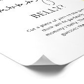 Waterverf zonnebloem hoe groot is het buikspel van poster (Hoek)