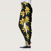 Waterverf Zonnebloem Kreukzout met handschilderd Leggings (Links)