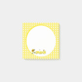 Waterverf Zonnebloem met Vlinders Post-it® Notes (Voorkant)