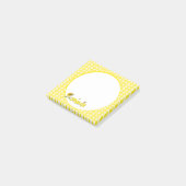 Waterverf Zonnebloem met Vlinders Post-it® Notes (Schuin)