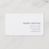 Waterverf Zonnebloem Minimaal Visitekaartje Afsprakenkaartje (Achterkant)