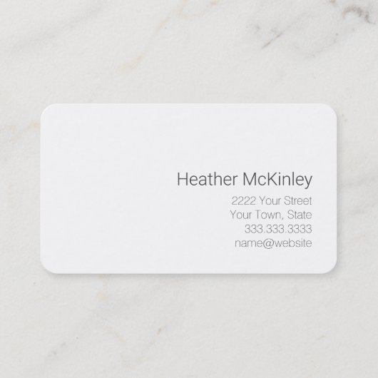 Waterverf Zonnebloem Minimaal Visitekaartje Afsprakenkaartje (Achterkant)