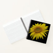 Waterverf zonnebloem notitieboek (Binnen)