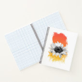 Waterverf Zonnebloem Notitieboek (Binnen)