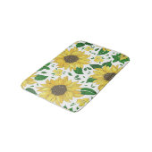 Waterverf Zonnebloem Patroon Badmat (Gekanteld)