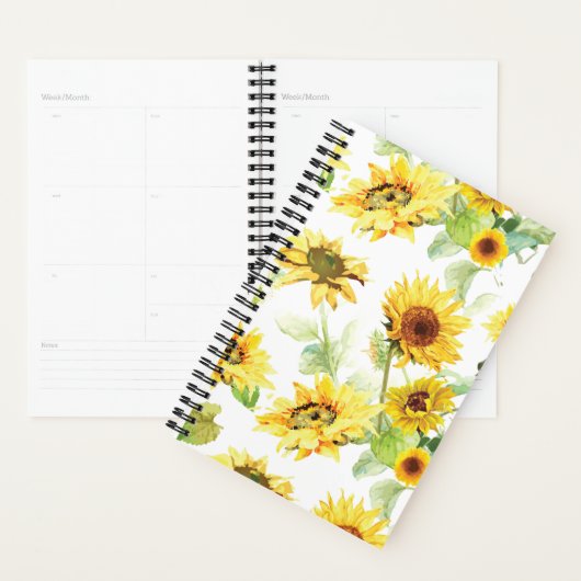 Waterverf Zonnebloem Planner (Display)