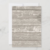 Waterverf Zonnebloem Rustisch Baby shower Kaart (Achterkant)