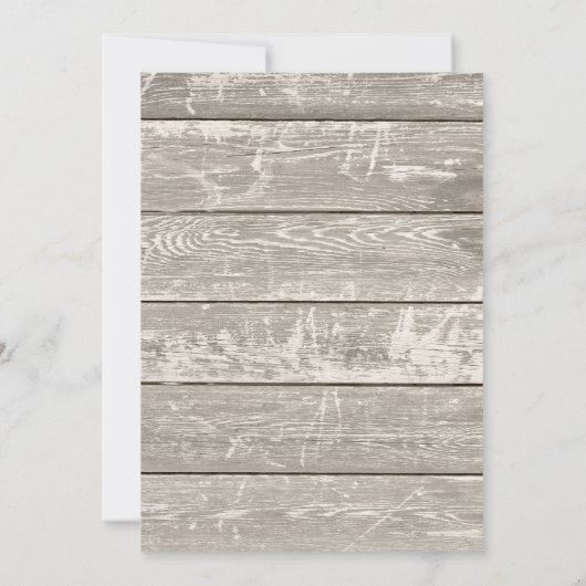 Waterverf Zonnebloem Rustisch Vrijgezellenfeest Kaart (Achterkant)