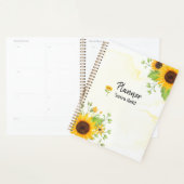Waterverf Zonnebloem Spiraal Planner (Display)