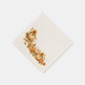 Waterverf Zonnebloem & Taart Servet (Hoek)