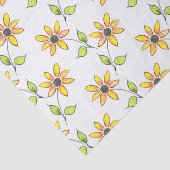 Waterverf zonnebloem tissuepapier (Detail)