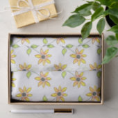 Waterverf zonnebloem tissuepapier (Geschenk)