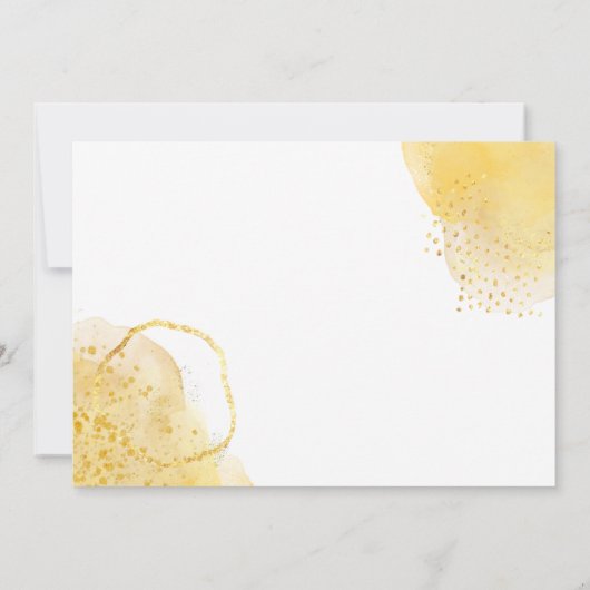 Waterverf zonnebloem tweede verjaardag kaart (Achterkant)